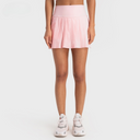 pink pleated tennis skirt