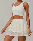 Lace Tennis Top