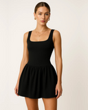 Tennis Dress with Puff Skirt - Pink