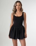 Tennis Dress with Puff Skirt - Pink