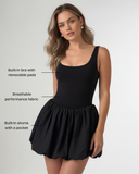 Tennis Dress with Puff Skirt