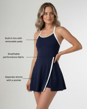 navy tennis dress