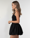 side of the black tennis dress