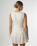 lace tennis dress white
