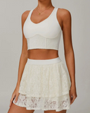 Lace Tennis Top