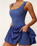 Tennis Dress with Puff Skirt