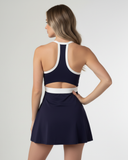 back of the navy classic line tennis dress