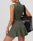 Tennis Top with Turtleneck