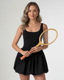 Elegant tennisjurkje met pofrok