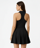 Tennis Dress with Collar - Green