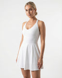 Tennisjurk met gedraaide rug