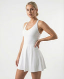 Tennisjurk met gedraaide rug