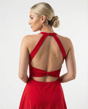 Tennisjurk met gedraaide rug