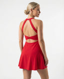 Tennisjurk met gedraaide rug