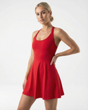 Tennisjurk met gedraaide rug