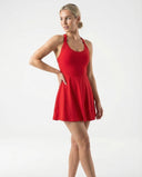 Tennisjurk met gedraaide rug